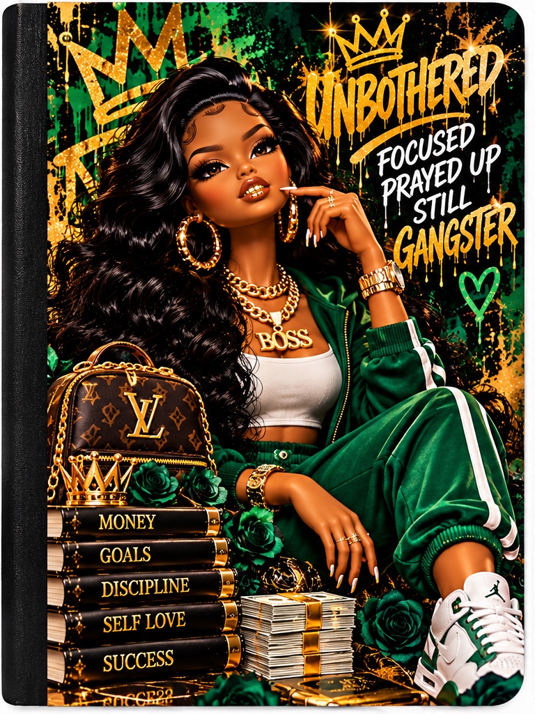 Unbothered, Focused & Prayed Up Notebook