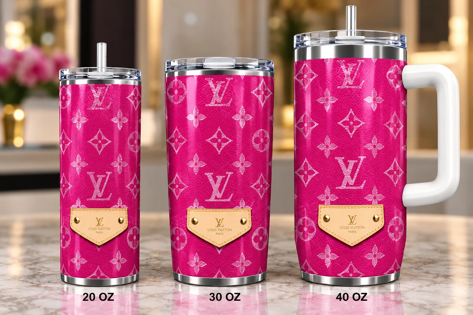 Luxury Pink Monogram